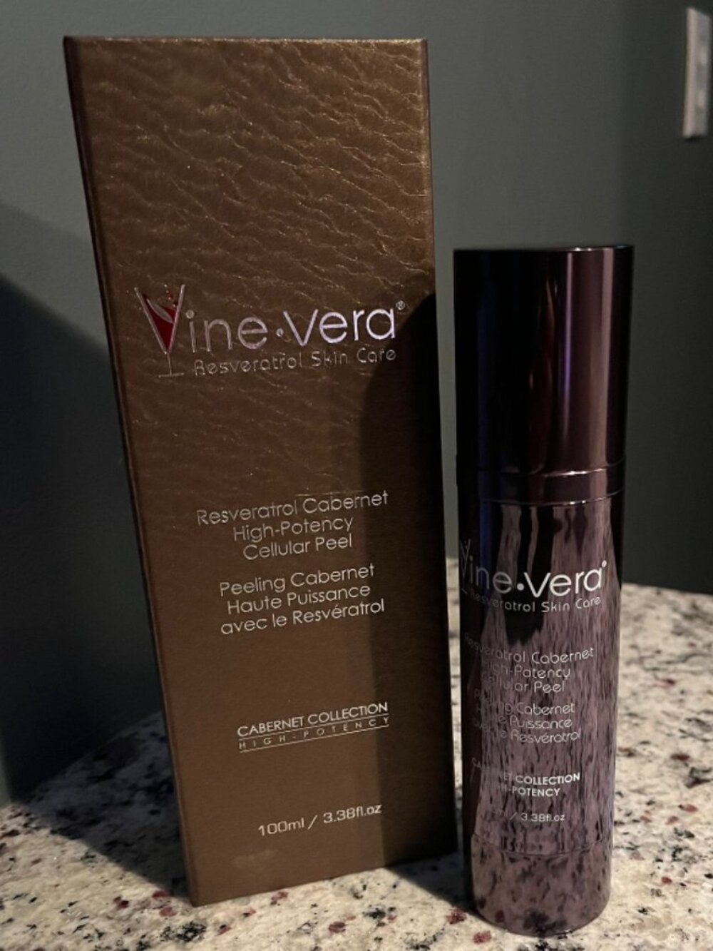 Vine Vera Resveratrol Cabernet High Potency Cellular Peel-3.38 fl oz /100 ml-NEW